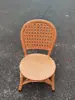 Silla con Respaldo de Ratán para Fábrica de Ropa, Transpirable y Cómoda para Estar Sentado Largo Tiempo, Adecuada para Todas las Estaciones