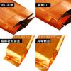 100 Bolsas Plegables de Papel de Aluminio Dorado Oscuro Esmerilado, Sellado Medio, para Té, Granos de Café, Bolsas de Empaque Sellado, Bolsas Interiores para Snacks