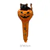 Novas decorações de Halloween transfronteiriças: balões de folha de alumínio nas formas de abóbora, fantasma, caveira, múmia, bruxa de desenho animado