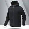 Bienes Mayoristas Transfronterizos Calidad Hombres Terciopelo Engrosado Cuello Alto Chaqueta Cálida Terciopelo Austriaco Cremallera Cárdigan Ropa de Forro Pinza