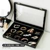 Caja de exhibición de almacenamiento para pendientes, joyas, joyas, caja de cuadros separados, pulsera, collar, anillo, colgante, Wen Play