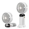 Ventilador Elétrico Mini N15 Carregamento USB Ventilador Pequeno Silencioso Ventilador Portátil de Mesa para Estudante Ventilador Portátil para Exterior Logo