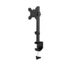Soporte de Monitor de Doble Pantalla con Brazo Mecánico para Computadoras de Escritorio, Soporte Universal de Elevación de Pantalla Tipo Abrazadera de Escritorio con Doble Brazo