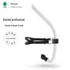 Tubo de Treinamento de Natação Transfronteiriço Snorkel Frontal Silicone Adulto Estilo Livre Tubo de Ventilação Treinador Snorkeling Equipamento Profissional