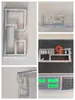 Portafotos Ranura para Tarjeta Placa de Nombre Caja para Señalización Jaula de Almacenamiento Estante para Remolque Logístico Estante de Material Caja de Rotación