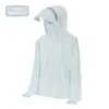 Ropa con Protección Solar Upf50+, Chaqueta de Verano Holgada al por Mayor de Hielo Transpirable Amigable con la Piel, Chaqueta Protectora Solar para Exteriores con Cobertura Facial para Hombres