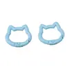 Llavero de Hebilla de Resorte de Gatito Pintado Galvanizado de Aleación de Alta Calidad Accesorios Hechos a Mano para Gancho de Bolso DIY Cadena de Teléfono