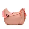 Bolsa Transversal Feminina Multicamadas de Grande Capacidade, Novo Estilo Transfronteiriço, Bolsa Simples Casual Formato Dumpling, Tecido de Nylon, Bolsa de Ombro Versátil para o Dia a Dia