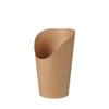 Vaso desechable para papas fritas, Vaso inclinado de piel de vaca, Waffle de huevo hecho a medida, Caja de embalaje para Oden hervido, Vaso de papel para helado en brocheta