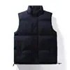 Chaleco cálido cortavientos con forro polar para hombre, nuevo para otoño e invierno, chaqueta de algodón casual con cuello alto, chaleco abrigo para hombre de talla grande
