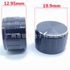 Perilla de Alto Brillo de 20X13mm Perilla Lateral con Patrón de Fideos Tapa de Perilla Perilla de Potenciómetro para Amplificador de Potencia Mezclador Máquina de Soldar