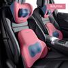Encosto de cabeça do carro espuma de memória apoio lombar travesseiro de assento de carro travesseiro de memória almofada de cintura traseira do carro atacado