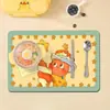 Jogos Americanos Domésticos Infantis Desenho Animado, Tapetes de Couro para Mesa para Alunos do Ensino Fundamental, Laváveis e Resistentes a Manchas, Jogos Americanos para Mesa de Refeição Escolar Disponíveis para Atacado