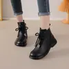 Otoño 2026 Nuevas Botas Martin Planas Retro Suela Suave Suela Gruesa Punta Redonda Con Cordones Cremallera Lateral Antideslizantes Cómodas Zapatos Individuales