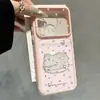Funda Floral Gato Miffy se Transforma Instantáneamente en Manzana 17 Pro Max, Adecuada para iPhone 16, Funda Transparente Cielo Estrellado Dopamina