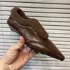 Zapatos Peludos Retro de Punta Fina Adelgazantes 2026 Otoño/Invierno Nuevos Zapatos de Tacón Bajo Grueso de Boca Profunda con Forro de Felpa Zapatos de Algodón Cálidos para Mujer