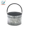 Caja de almacenamiento de metal vintage transfronteriza con asa estilo campestre galvanizada decoración del hogar cajón y cubo