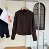 Chamarra de cuello alto con doble cremallera para mujer, capa interior de forro polar de doble cara para otoño e invierno, abrigo corto forrado de polar estilo nuevo 2026