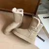 2026 Nuevos Zapatos de Algodón Engrosados de Suela Gruesa con Terciopelo Interior para Invierno Botas de Nieve Botas de Nieve con Piel Botas Cortas de Moda para Mujer que Aumentan la Altura