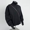 Chaqueta de Cuello Satén Colorida para Hombre Primavera y Otoño de Alta Gama Top para Hombre 2025 Nueva Moda Marca Chaqueta Corta