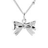 Collar de lazo de plata esterlina s925 lindo dulce socialité mariposa cadena clavicular estudiantes japoneses y coreanos joyería de plata N1159