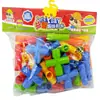 Hongtai Floco de Neve Tubo de Água Divertido Homemzinho Macio Blocos de Construção Brinquedo DIY Infantil Barraca de Venda Quente