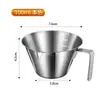 Taza de Extracción de Café de Acero Inoxidable 304, Equipo para Café, Taza para Recolectar Líquido, Taza Medidora de Líquido Concentrado con Escala, Taza de Onzas, Taza con Filtro