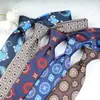 Nueva Corbata para Hombre de Comercio Exterior Estampada Patrón Retro 8cm Traje Formal Corbata Anudada a Mano Fabricante Venta al por Mayor en Stock