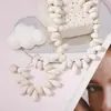 Conjunto de Pulseras de Cadena para Clavícula Geométrico Asimétrico con Forma de Gota de Agua Elegante Sencillo Bohemio Transfronterizo