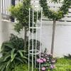 Jardinagem de flores transfronteiriça Planta Pepino Tomate Uva Rosa Suporte de flores Suporte de escalada Suporte de flores Haste de suporte Arte de ferro