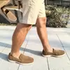 Mocassins de Verão Masculinos, Sapatos Rasos Casuais, Sapatos de Condução Slip-On, Sapatos com Aba de Tamanho Grande para Cruzamento de Fronteiras