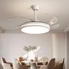 [Rigorosamente Selecionado] Lâmpada de Ventilador Invisível 2025 Novo Lâmpada de Ventilador de Teto Moderno Casual Proteção para os Olhos Ventilador de Sala de Estar Lustre de Teto