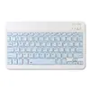 Teclado Bluetooth de 10 pulgadas 9 Adecuado para Teclado y Ratón para iPad Set 8 Teléfono Móvil Apple Android Teclado Bluetooth Universal para Tableta