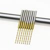 Broca Torcida con Vástago de 2.35mm Recubierta de Titanio para Perforar Semillas de Bodhi, Nueces, Acero Inoxidable, Diamante y Ámbar