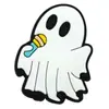 Broche Desenho Animado Fantasma Halloween Acessórios para Fantasia DIY Acessórios Artesanais Lembrança Patch de Borracha Macia PVC