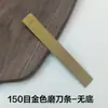 Tira de Piedra de Afilar de Titanio Dorado Electrochapado con Diamante Herramienta de Afilar Disco de Rectificado de Diamante para Cortar y Pulir Gemas