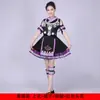 Traje Étnico Miao Traje de Performance Yao para Mujeres Minoría Étnica Yi de Yunnan Zhuang Li Hui Traje de Baile Tujia Ropa