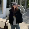 Moda de Otoño 2026 para Mujer Chaleco Corto de Algodón con Capucha y Relleno de Plumas Chaqueta Gruesa Holgada sin Mangas