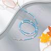 Cadena para Gafas con Letras de Color Puro, Corazón, Perlas de Arroz, Cadena de Gafas para Mujer de Doble Uso, Cordón para Gafas Antirrobo