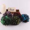 Set de bola de baño de gran venta transfronterizo bola de baño de color Bola de baño de burbujas Red de burbujas frotar la espalda descontaminación Baño uno por uno