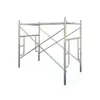 Andaime móvel, estrutura de quadro trapezoidal com revestimento em spray, escada de acesso tipo porta para canteiro de obras, estrutura externa elevada, estrutura externa de parede galvanizada