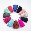G03 Terciopelo Coreano Gamuza Borla Cadena para Teléfono Móvil Colgante Llavero Colgante Material Accesorios para Joyería DIY
