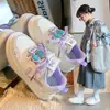 Zapatillas Deportivas Infantiles Dibujos Animados Tenis para Niñas 2026 Nuevo Modelo Zapatos Blancos de Princesa para Niñas Suela Suave Zapatos Casuales de Moda