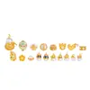 Puzuo Accesorios DIY de Color Fuerte y Duradero Colgante de Calabaza Perla Natural Serpiente Mariposa Pulsera Collar Colgante de Cuenta para Mujeres
