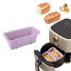 Molde rectangular de silicona para pastel, de grado alimenticio, resistente a altas temperaturas, molde para pan tostado, molde de silicona fácil de desmoldar