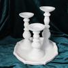 Castical Decorativo Branco Enfeites de Madeira Estilo Escandinavo Ins Tiro Simples Estilo Frio Adereços de Casamento Prato Bandeja