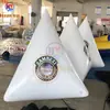 Boia Inflável de Água Publicitária Triangular Quadrada Tubo Flutuante Modelo Flutuante Sinal de Advertência de Segurança de Canal