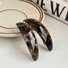 Pinza para el Cabello Curva de Acetato Imitación con Resorte para Mujer, Pinza Horizontal de Alta Gama para la Parte Posterior de la Cabeza, Pinza Grande Nueva para Peinados Recogidos
