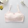 Período de desenvolvimento do sutiã de copo fixo de algodão puro 10-18 anos de idade Meninas Sling Tube Top Big Kids Girls Vest Sports Underwear