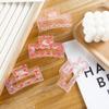Día de San Valentín Rojo Rectangular Estampado Corazón Pequeño Alas Letras Diciembre Producto Nuevo Pvc 8cm Pinza